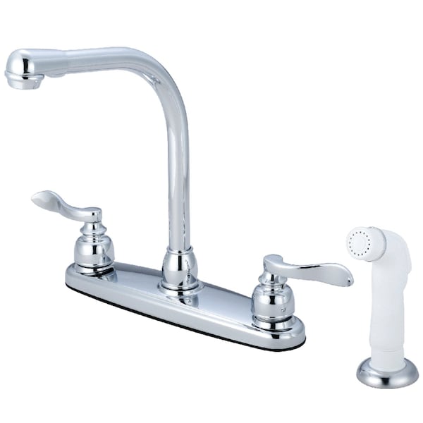 KB8751NFL NuWave French Centerset Kitchen Faucet, Polished Chrome